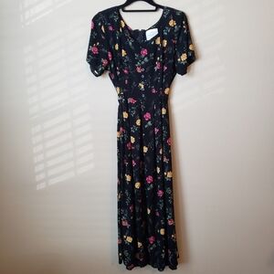 ERIKA Studio Rayon Floral Dress Size Medium